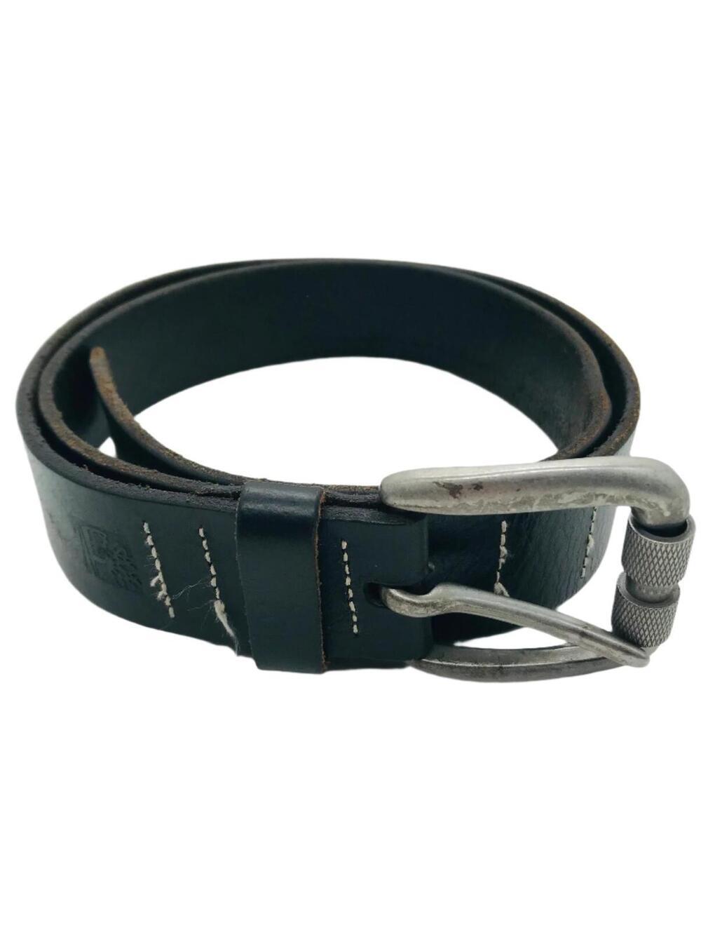 Timberland Black Leather Belt Mens 38 inch SHOWS WEAR